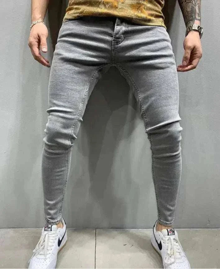 Ripped Jeans Men Stretch